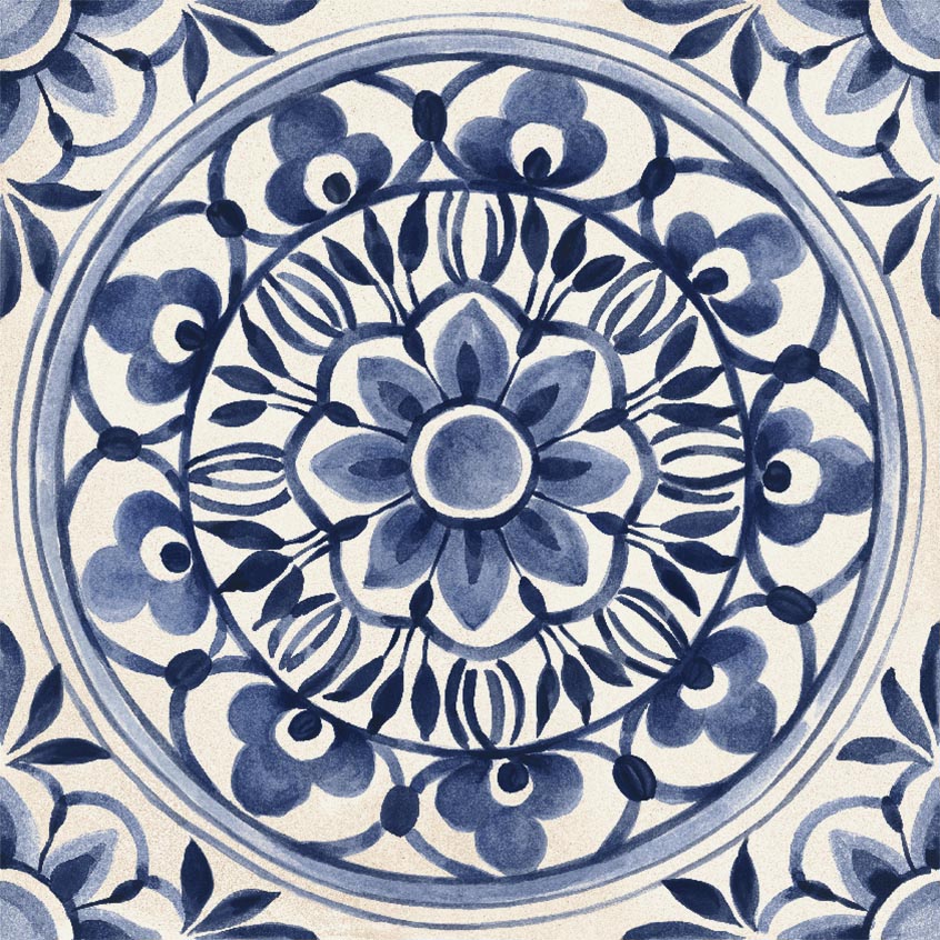 8x8 Amora Pizzo Avorio porcelain tile